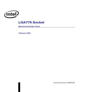lga 775|LGA775 Socket Mechanical Design Guide .